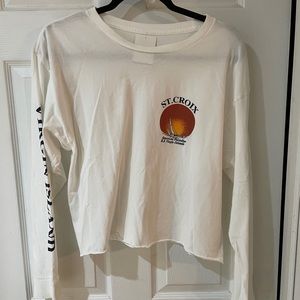 Brandy Melville (John Galt) Crop Top Long Sleeve